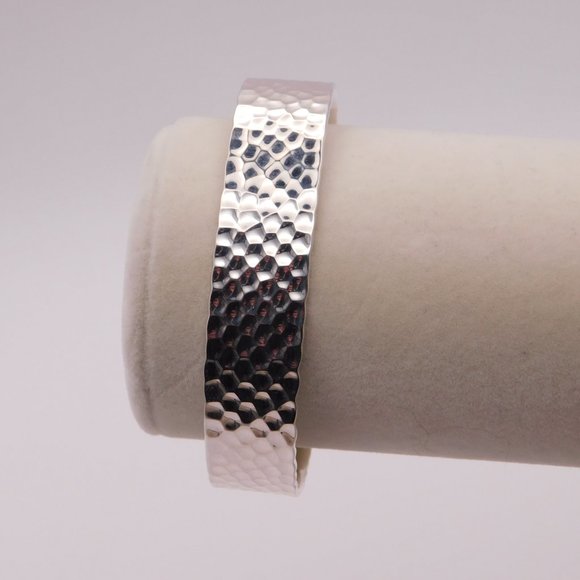 SILPADA HAMMERED STERLING SILVER CUFF BRACELET - Picture 11 of 13